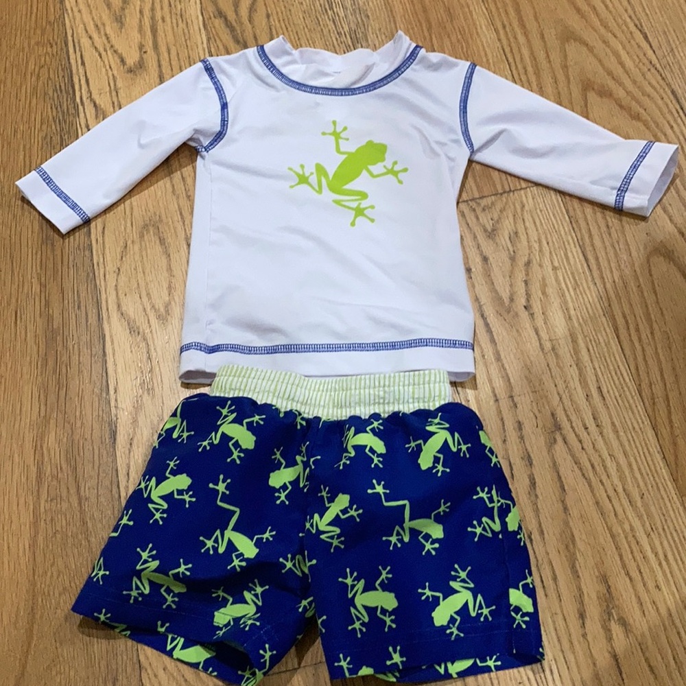🎉HP🎉 Florence Eiseman Swim Trunks & Rash Gaurd